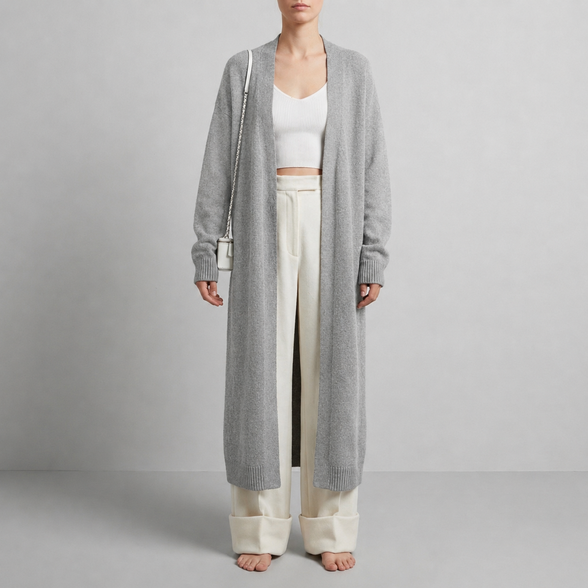 Nora | Murcia Fluffy Long Cardigan
