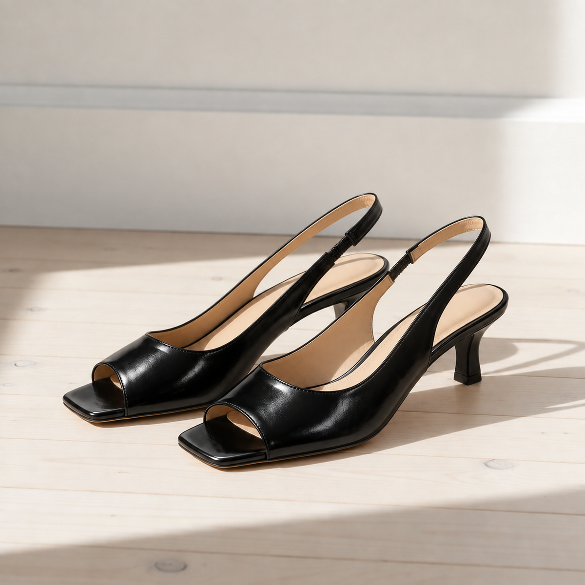 Nova | Cartagena Leather Slingback Heels