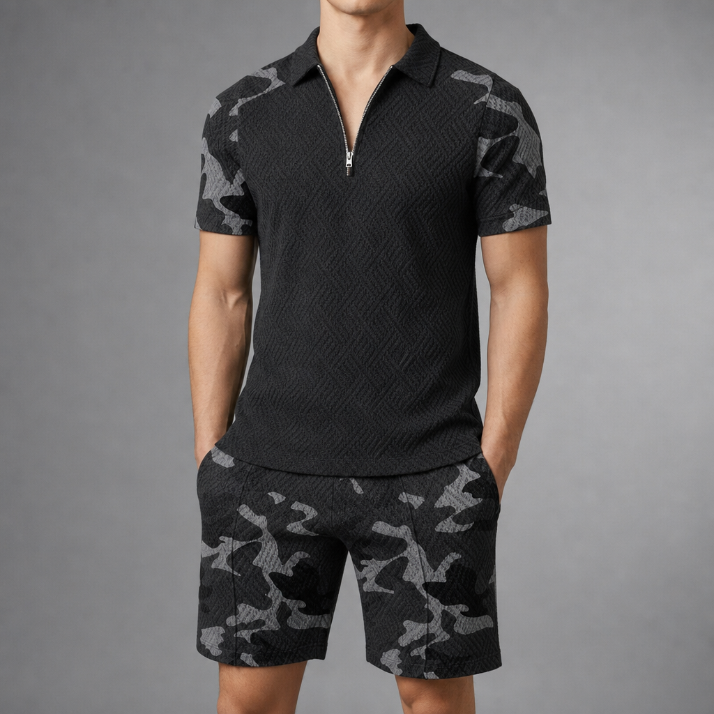 Oliver | Anzio Camo Polo Co-Ord Set