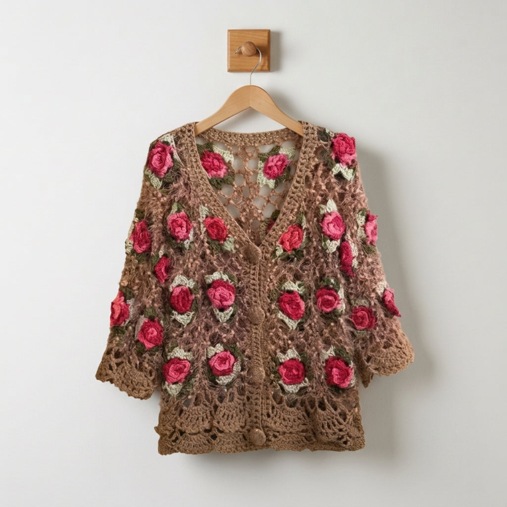 Olivia | Baurélie Crocheted Cardigan