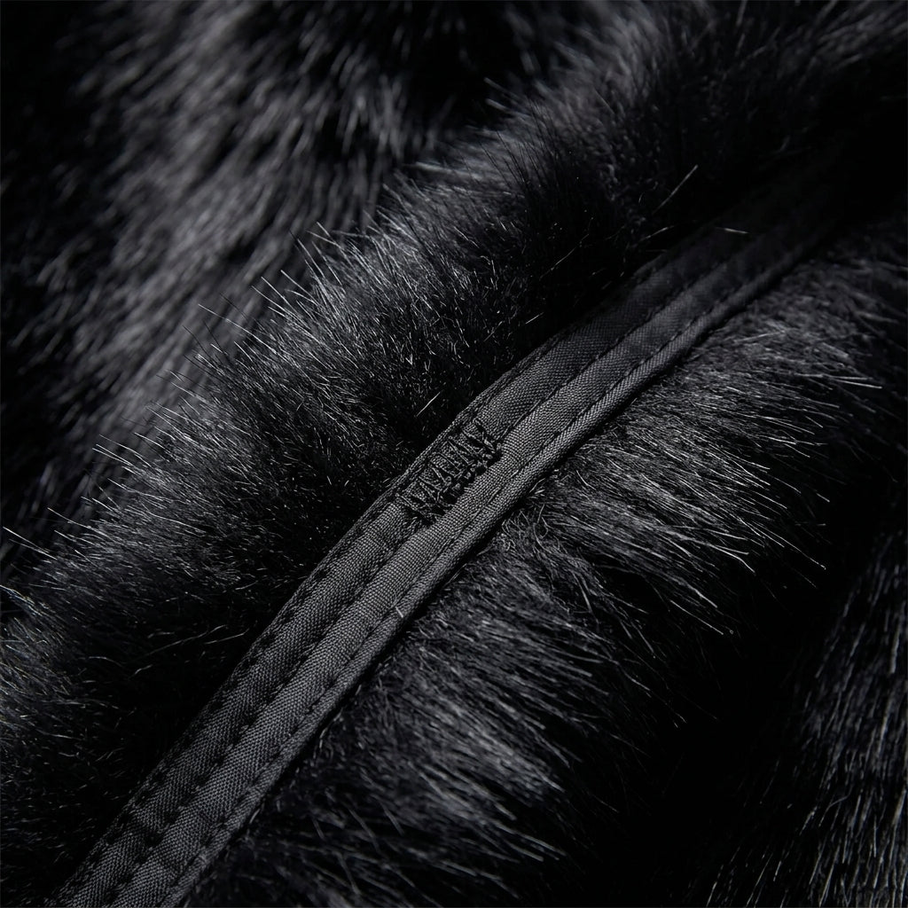 Olivia | Fleur Faux Fur Gilet