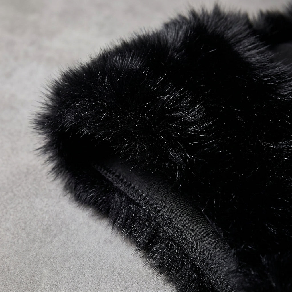 Olivia | Fleur Faux Fur Gilet