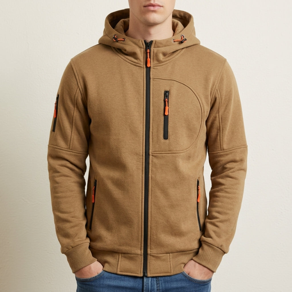 Owen | Cartagena Multi-Pocket Zip Hoodie