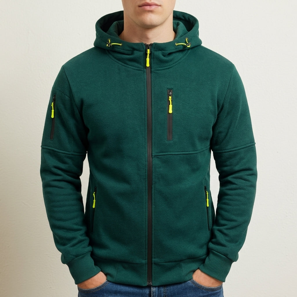 Owen | Cartagena Multi-Pocket Zip Hoodie