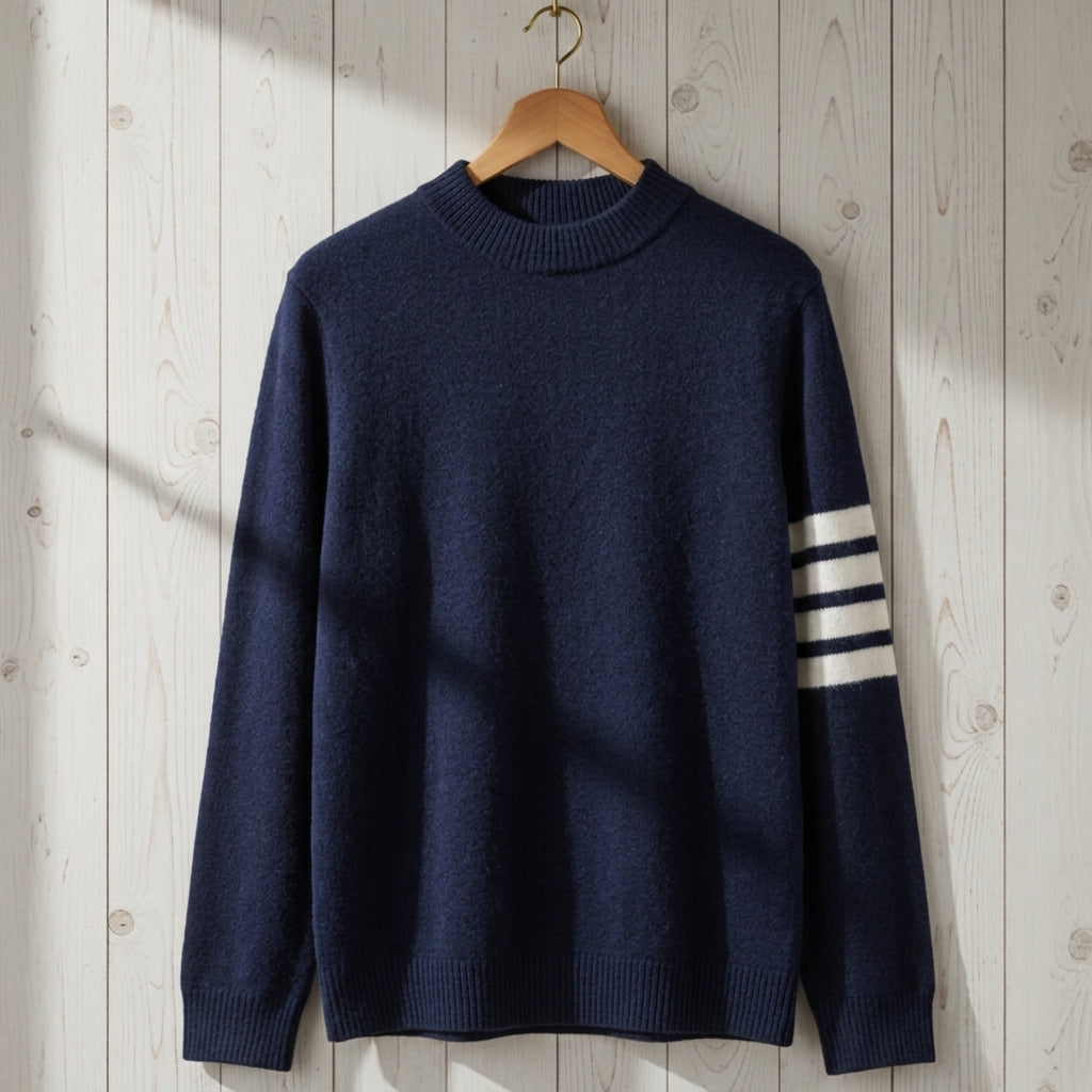 Owen | Harlow Stripe-Sleeve Knit