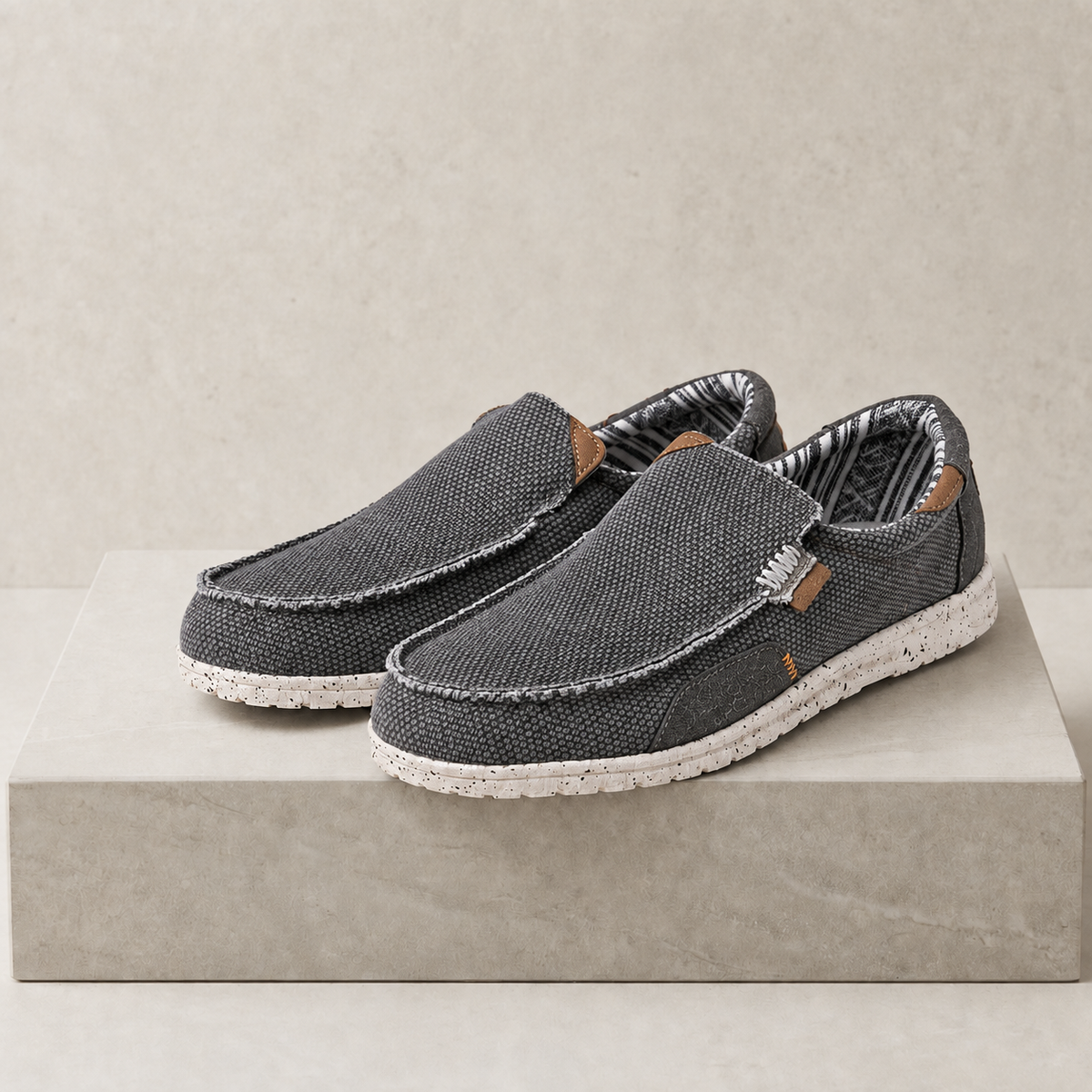 Patrick | Porto Vecchio Canvas Slip-On Loafers