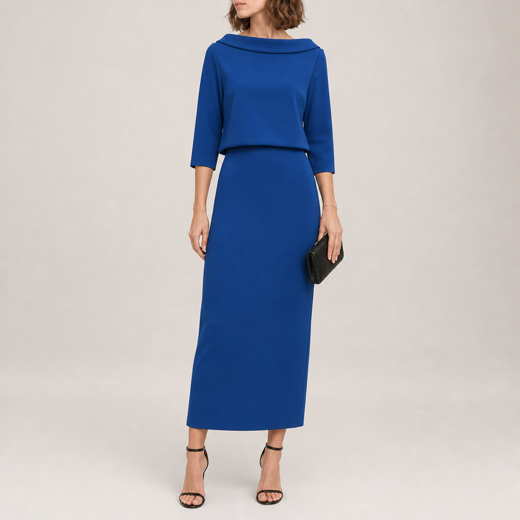 Riley | Taormina Boat Neck Midi Set