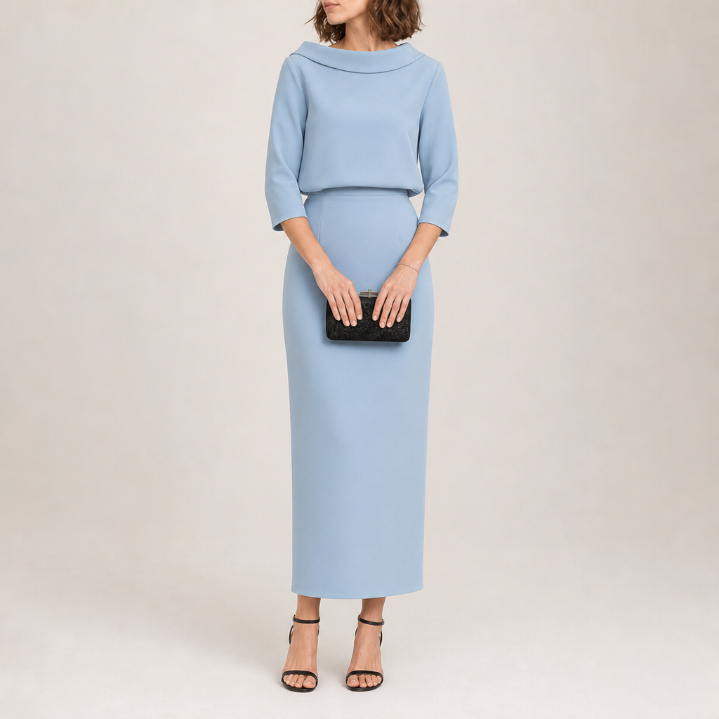 Riley | Taormina Boat Neck Midi Set