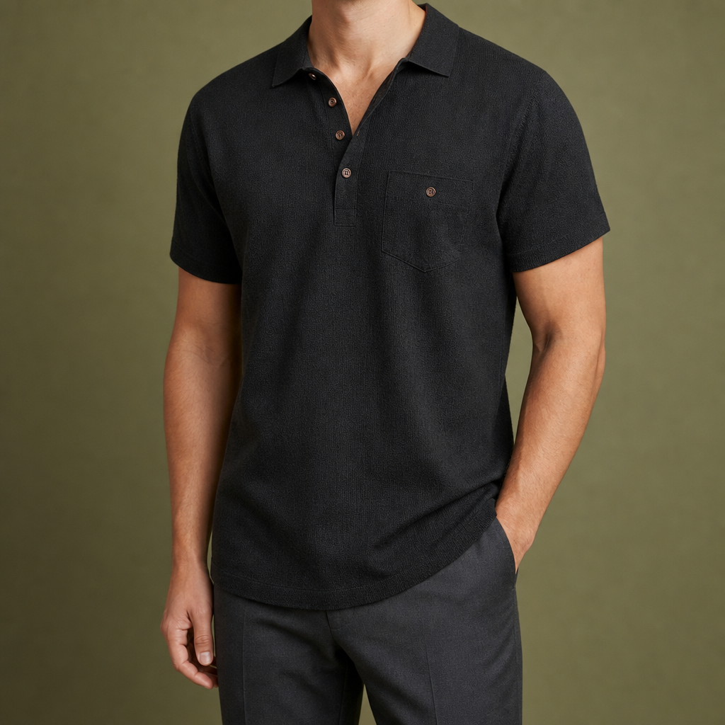Robert | Milos Linen Polo Shirt