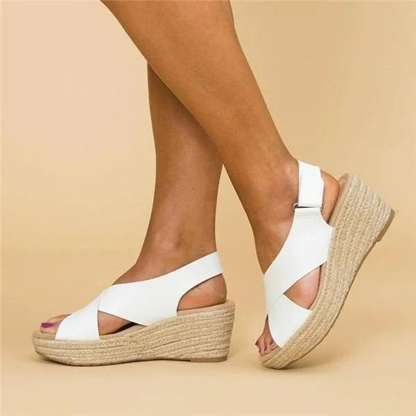 Sadie | Elara Orthopedic Espadrille Wedges