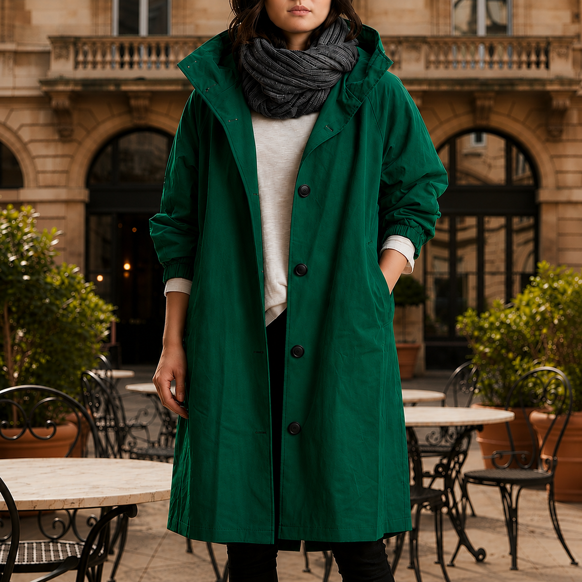 Sadie | Siracusa Hooded Windbreaker Jacket