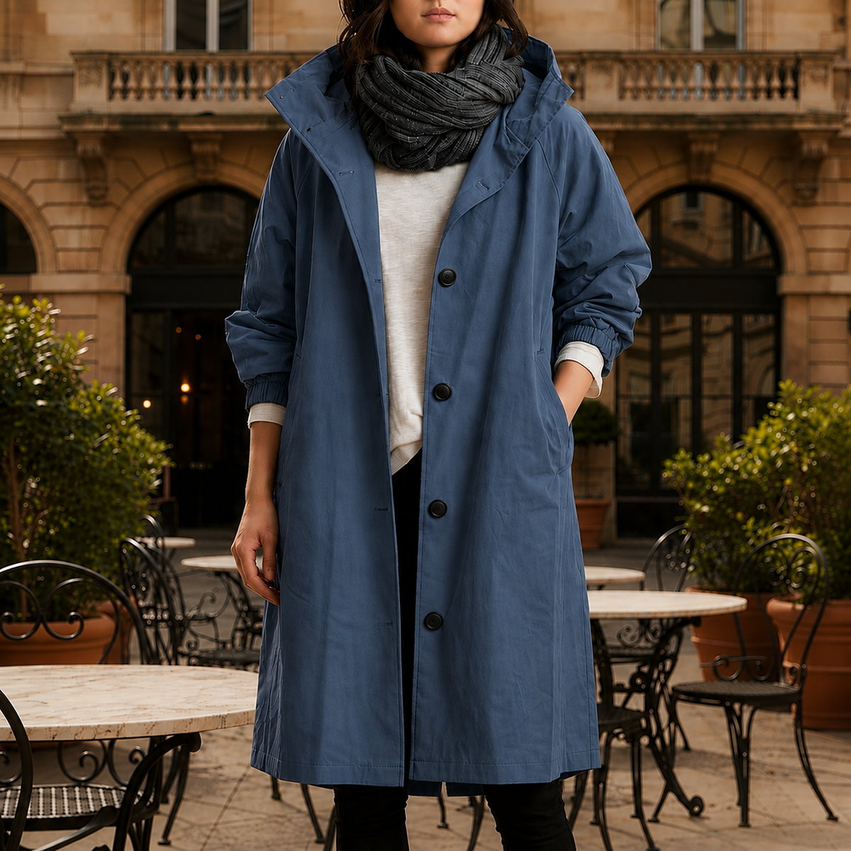 Sadie | Siracusa Hooded Windbreaker Jacket