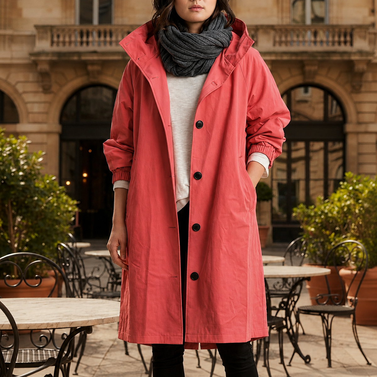 Sadie | Siracusa Hooded Windbreaker Jacket