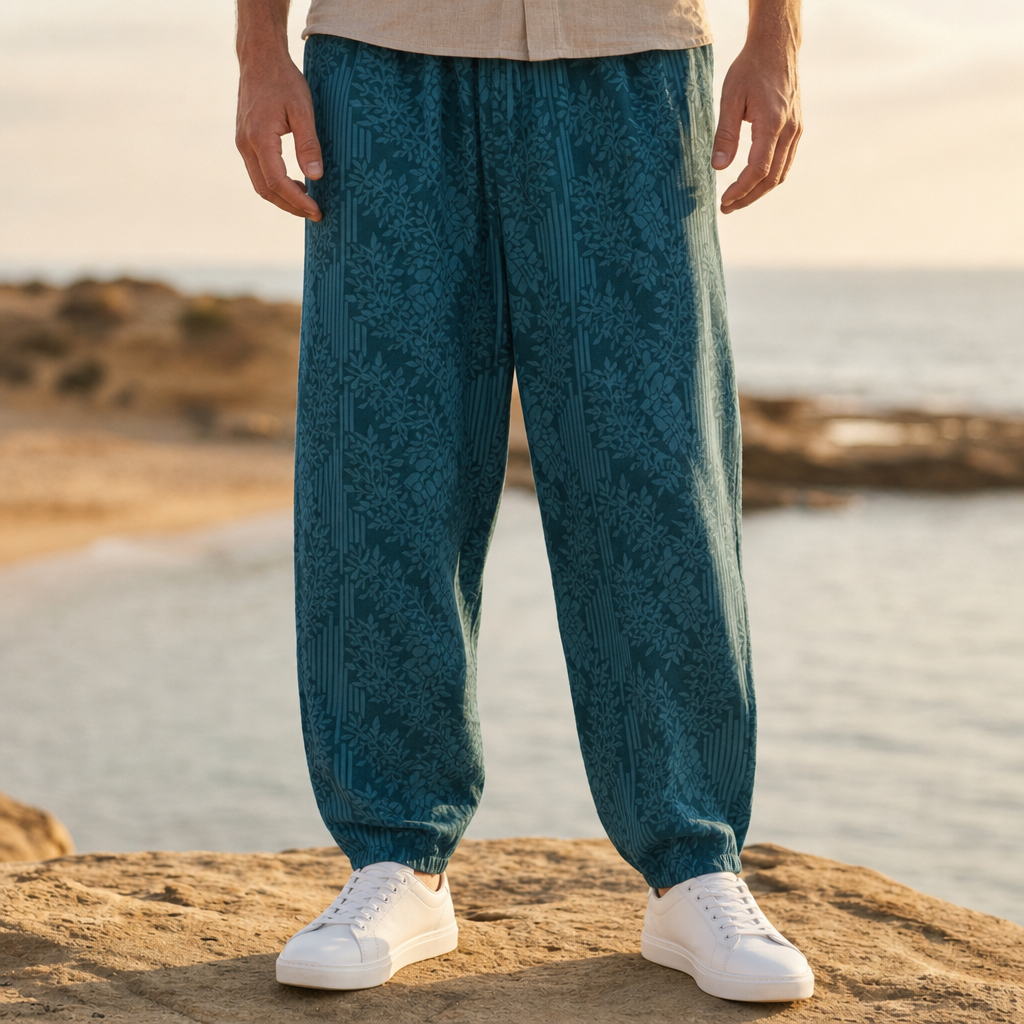 Samuel | Soller Floral Print Sweatpants