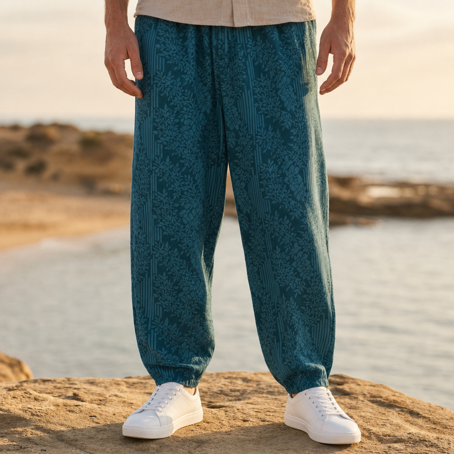 Samuel | Soller Floral Print Sweatpants