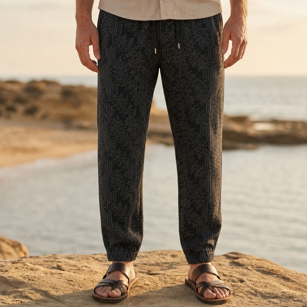 Samuel | Soller Floral Print Sweatpants