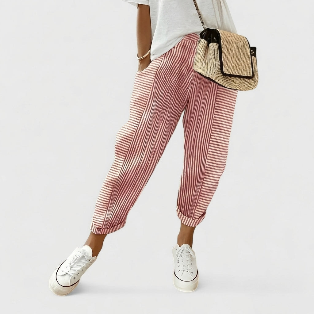 Savannah | Cassis Breezy Lightweight Pants