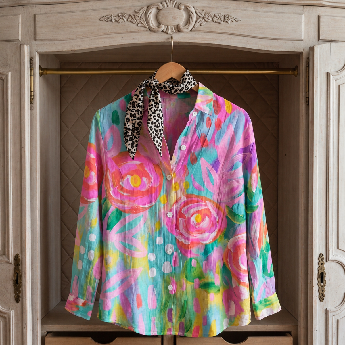 Scarlett | Estepona Button Front Blouse