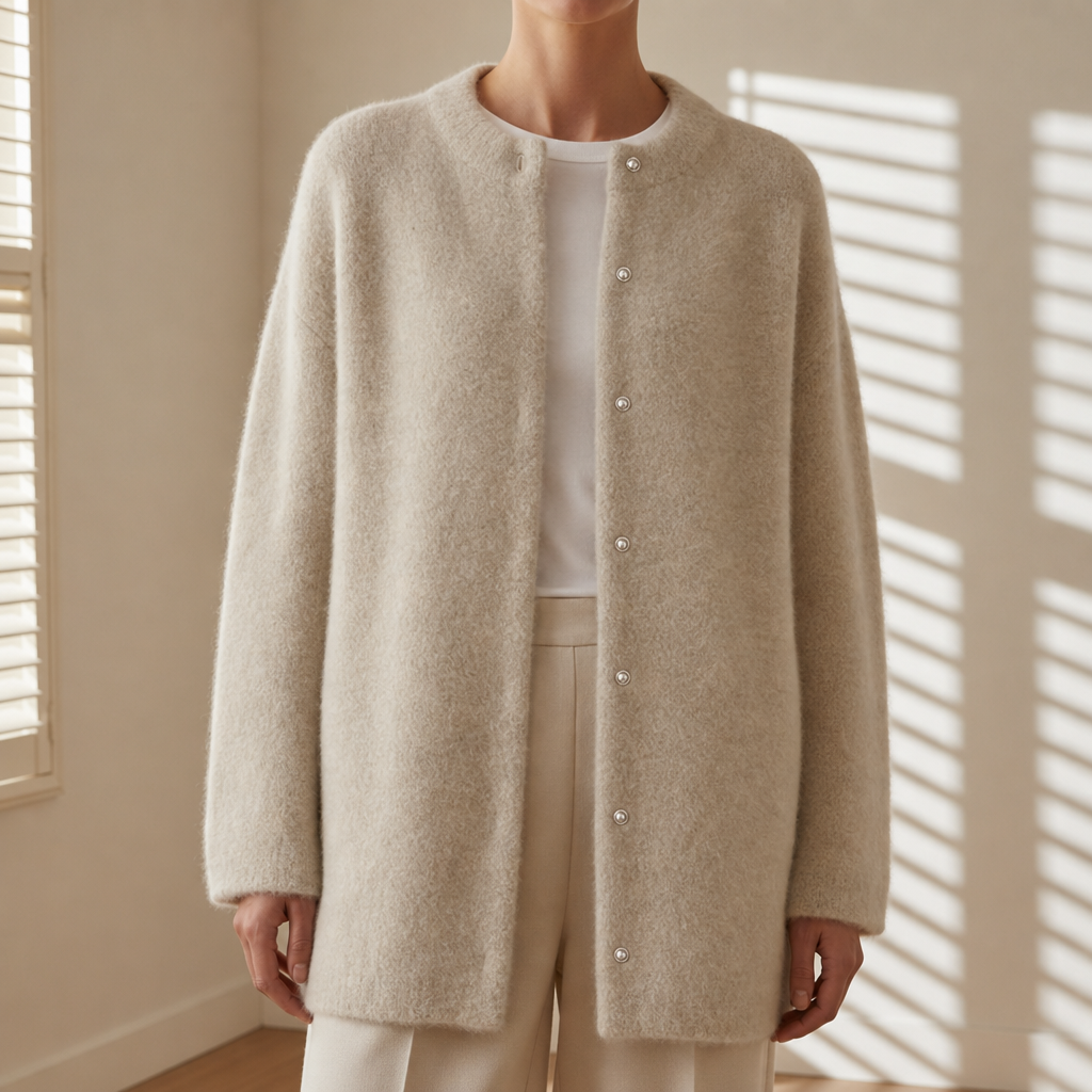 Sophia | Ierapetra Oversized Wool Cardigan