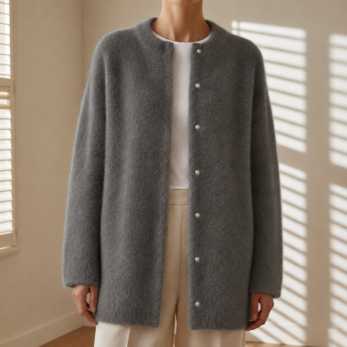 Sophia | Ierapetra Oversized Wool Cardigan