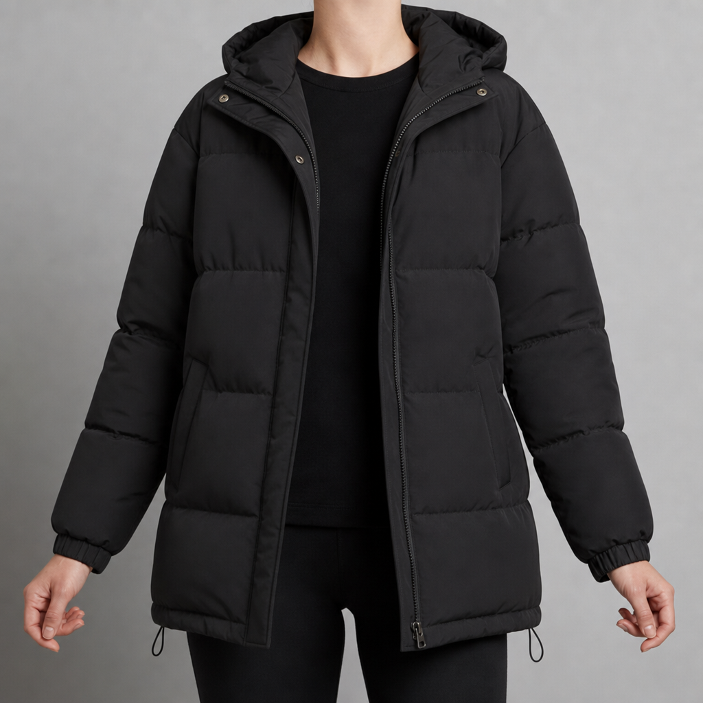 Sophie | Kea Hooded Quilted Puffer Jacket