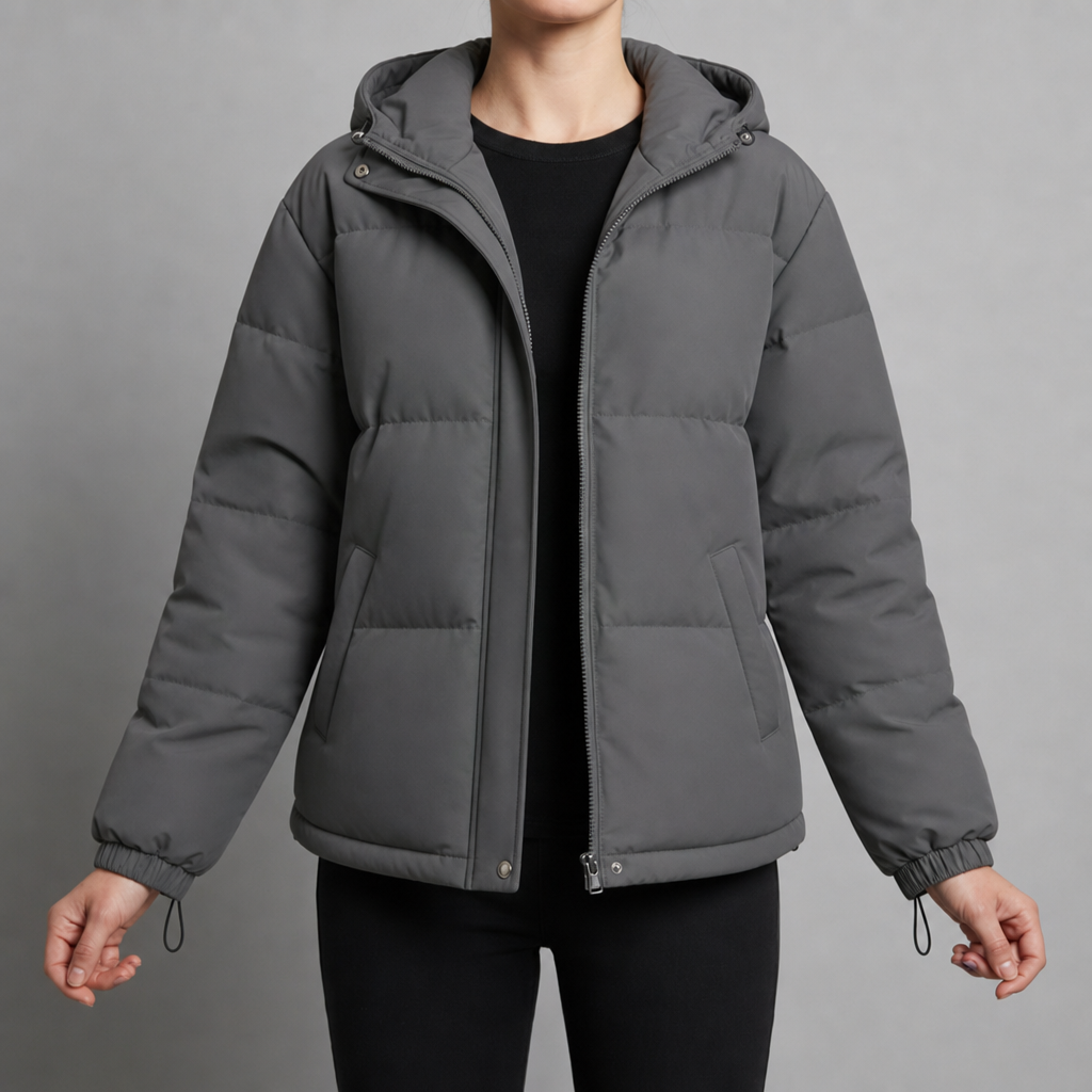 Sophie | Kea Hooded Quilted Puffer Jacket