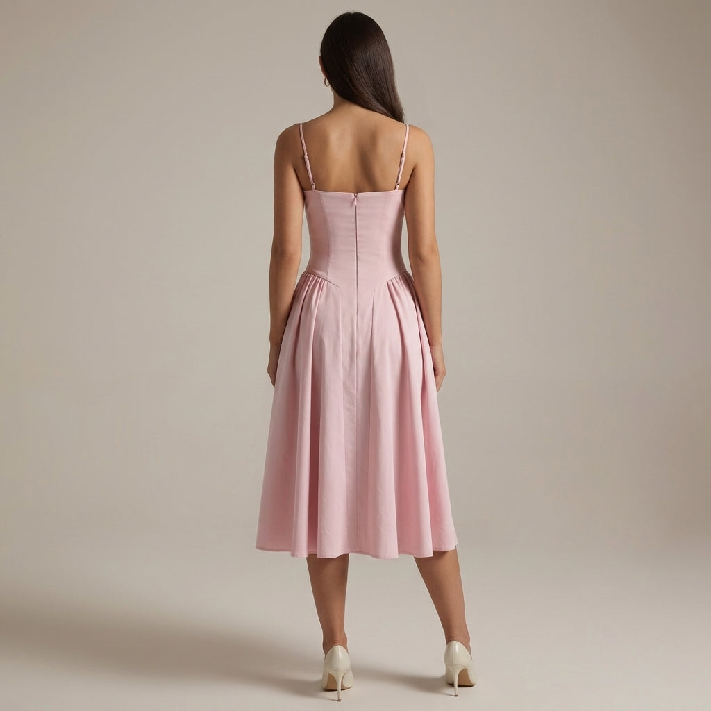 Sophie | Ravello Floral Corset Midi Dress
