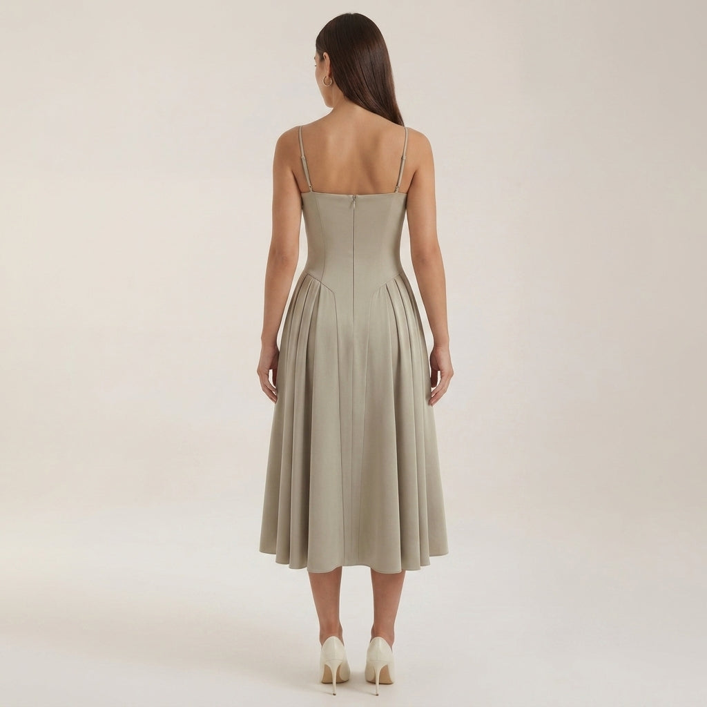 Sophie | Ravello Floral Corset Midi Dress
