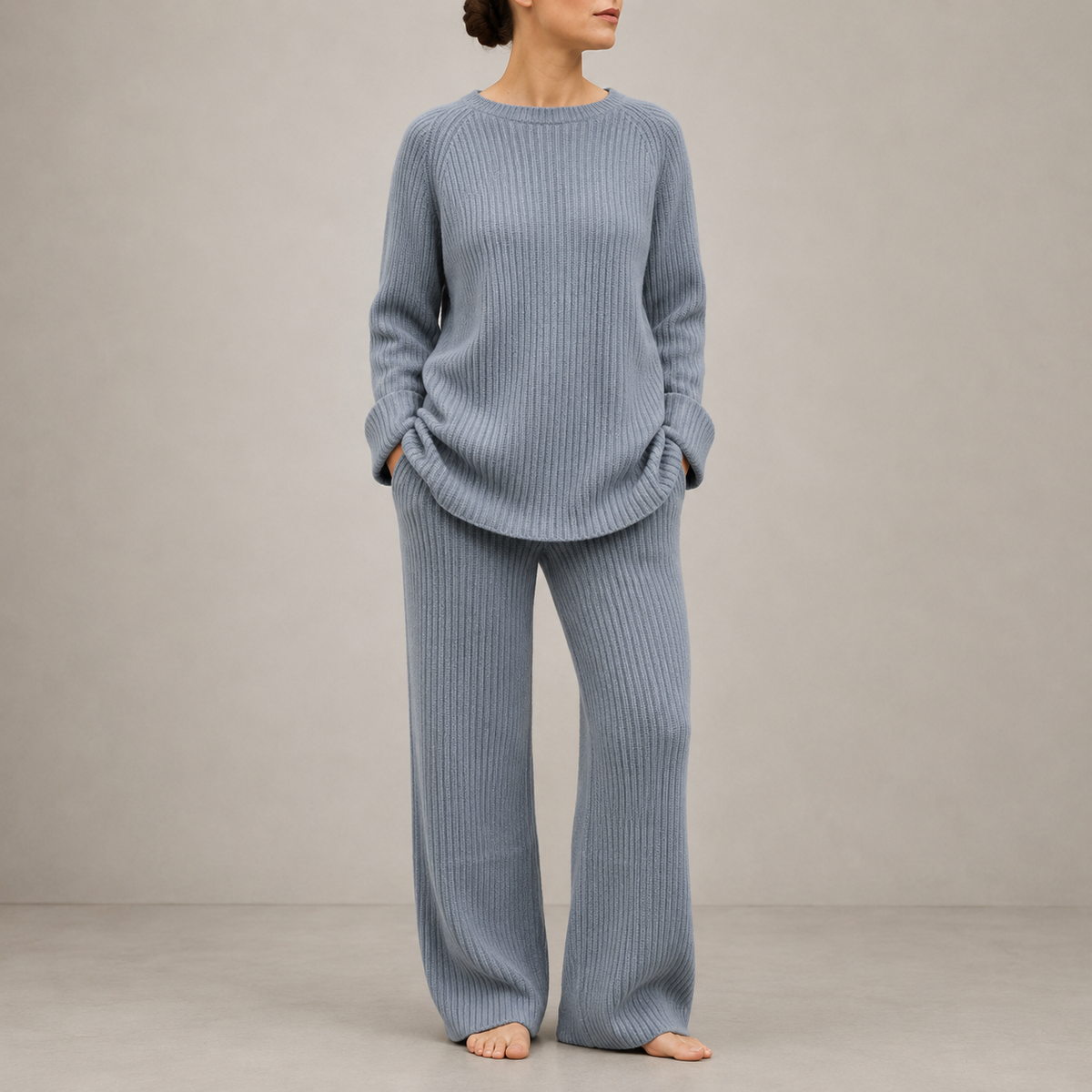 Sophie | Roquebrune Ribbed Knit Co-ord Set
