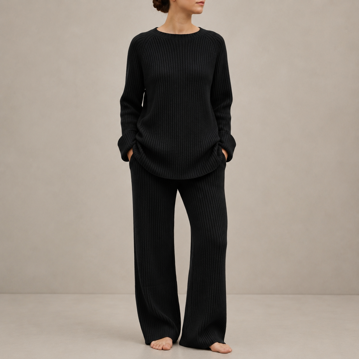 Sophie | Roquebrune Ribbed Knit Co-ord Set