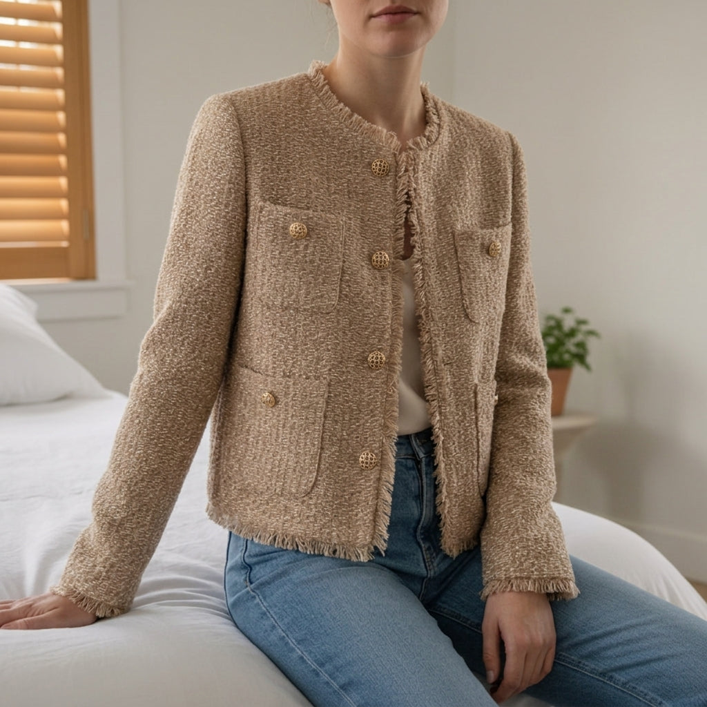Stella | Bellaréa Cropped Tweed Jacket