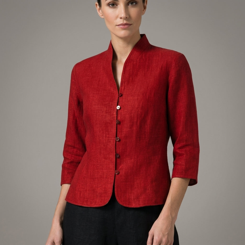Stella | Noto Stand-Collar Blouse