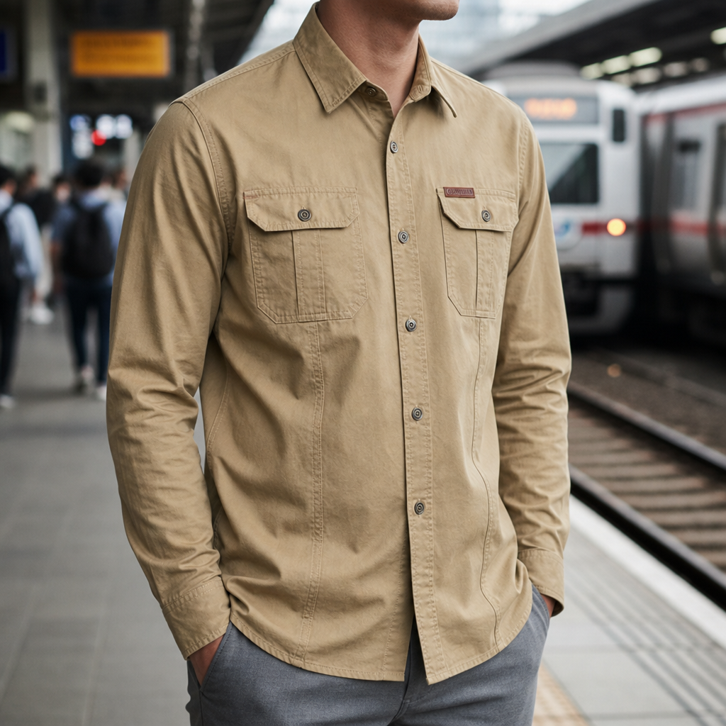 Theodore | Gaeta Utility Long Sleeve Shirt