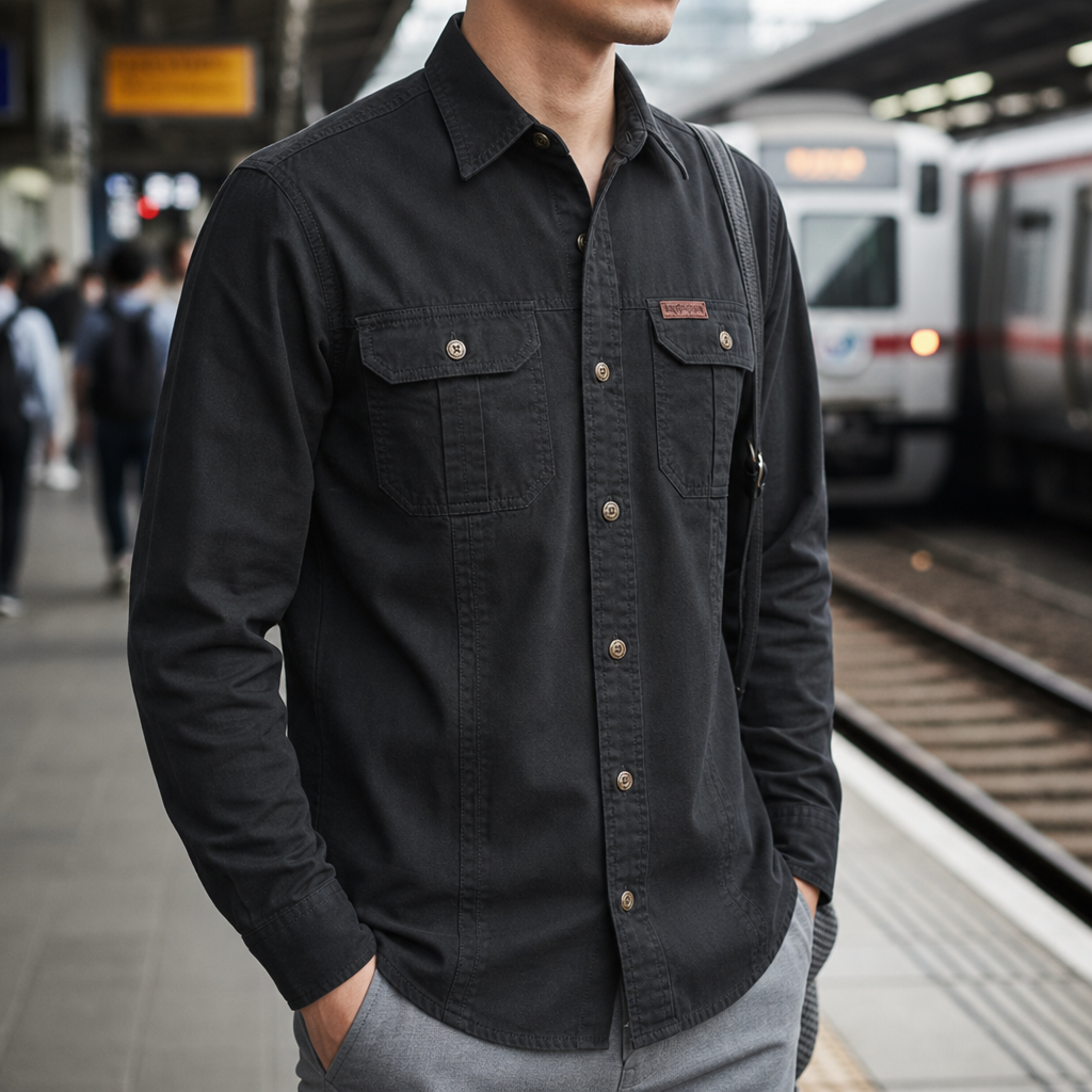 Theodore | Gaeta Utility Long Sleeve Shirt