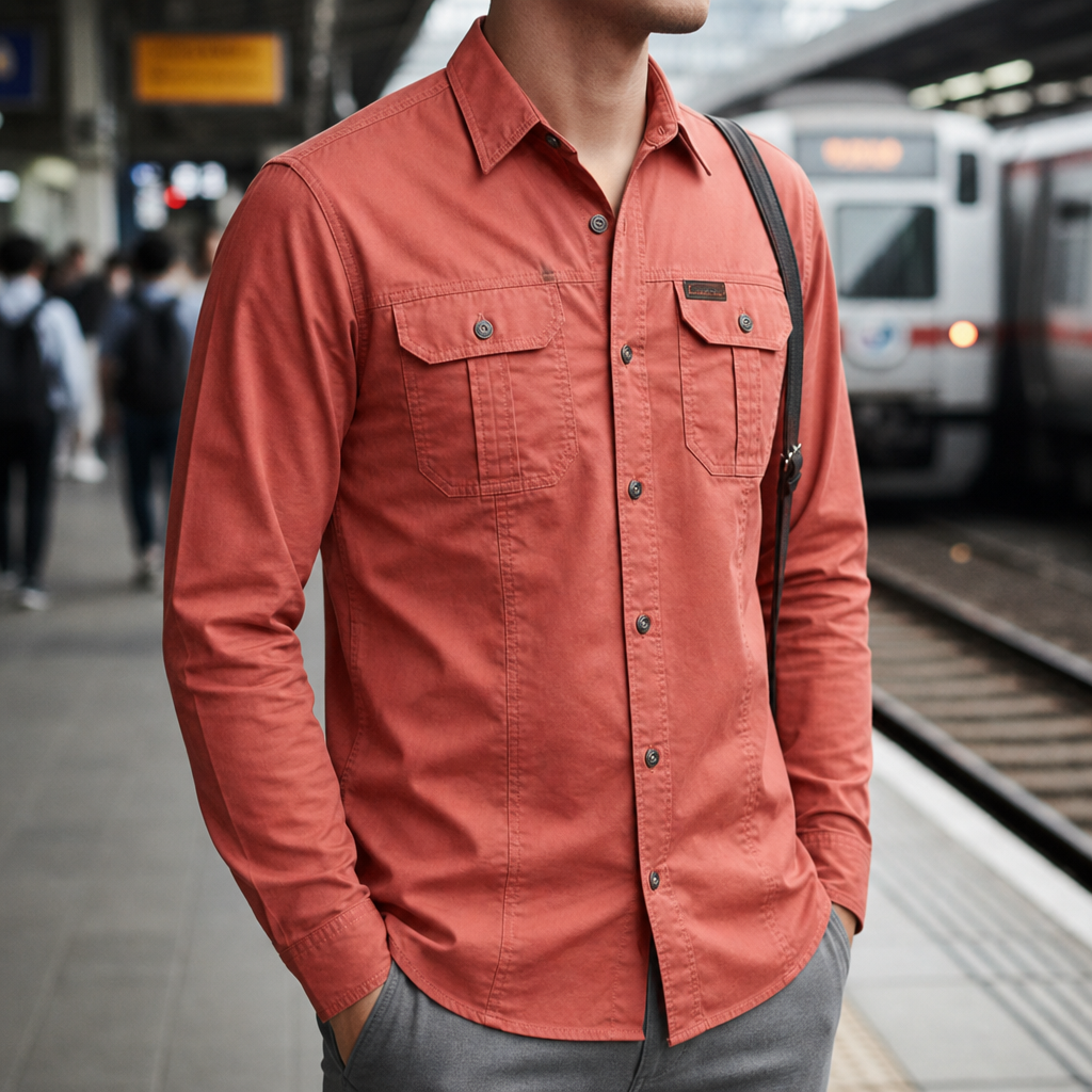 Theodore | Gaeta Utility Long Sleeve Shirt