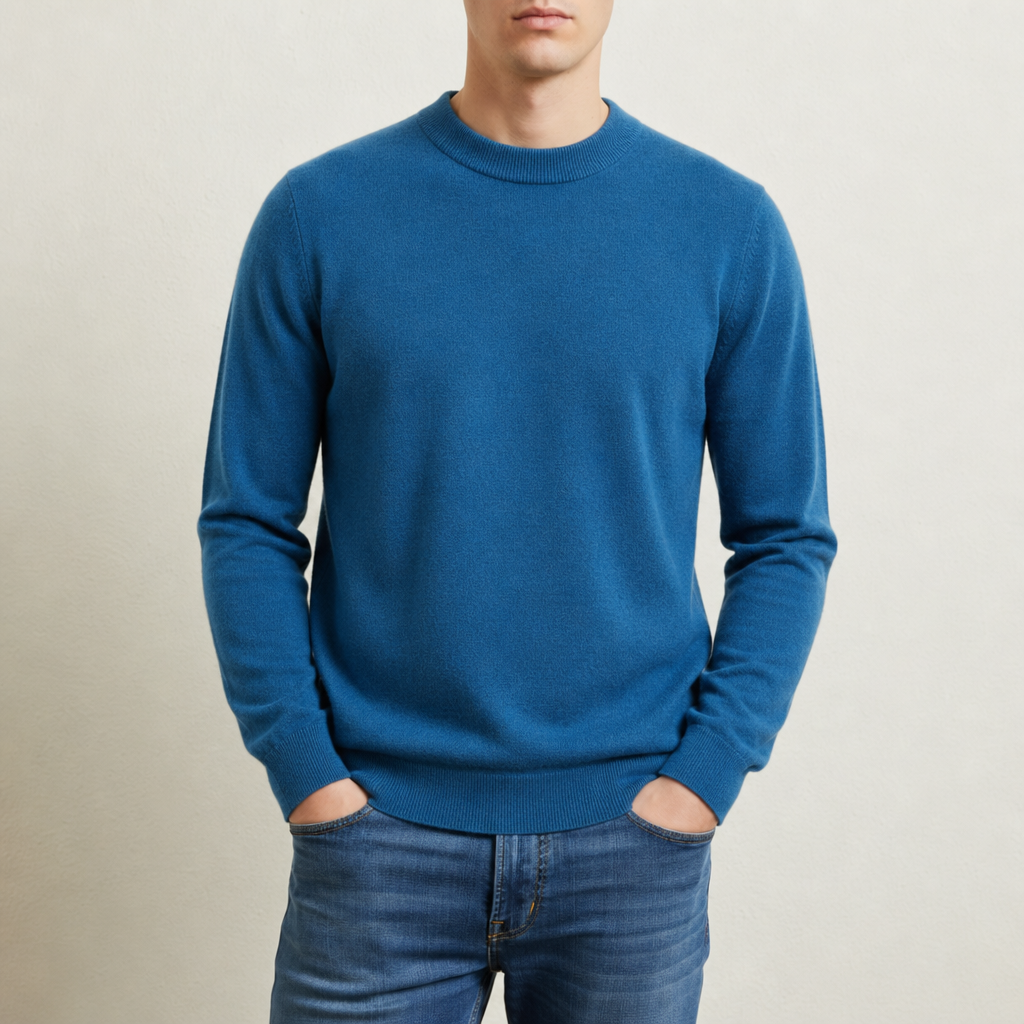 Theodore | Ston Mock Neck Cashmere Sweater
