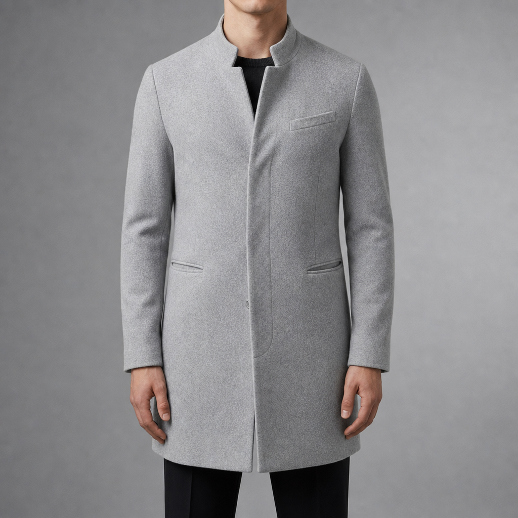 Thomas | Trani Slim-Fit Stand Collar Topcoat