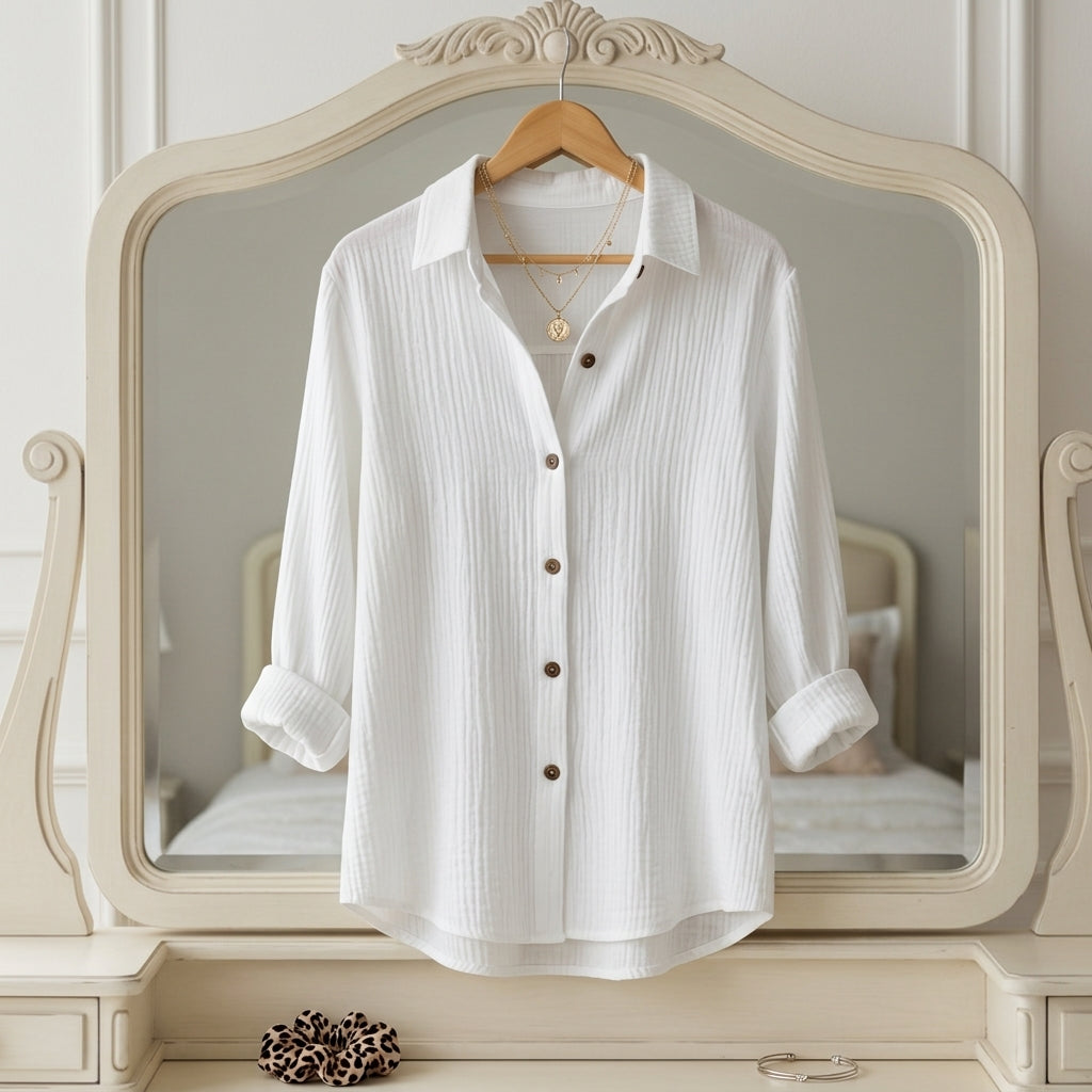 Valerie | Delphine Casual Button-Down Shirt