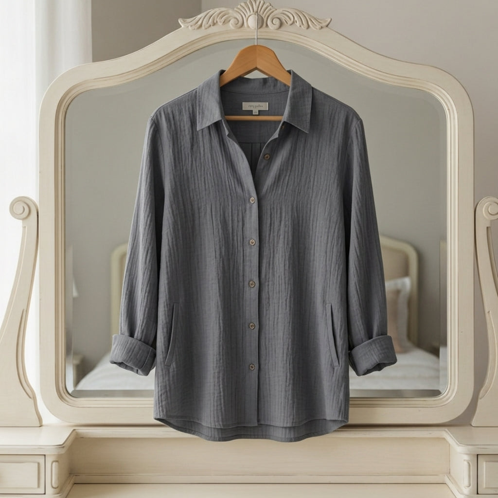 Valerie | Delphine Casual Button-Down Shirt