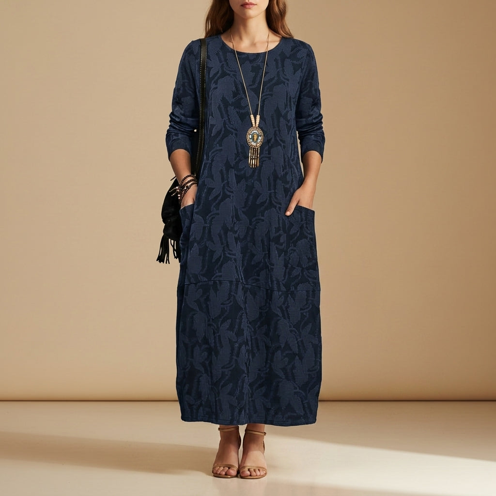 Valerie | Tarifa Maya's Jacquard Midi Dress