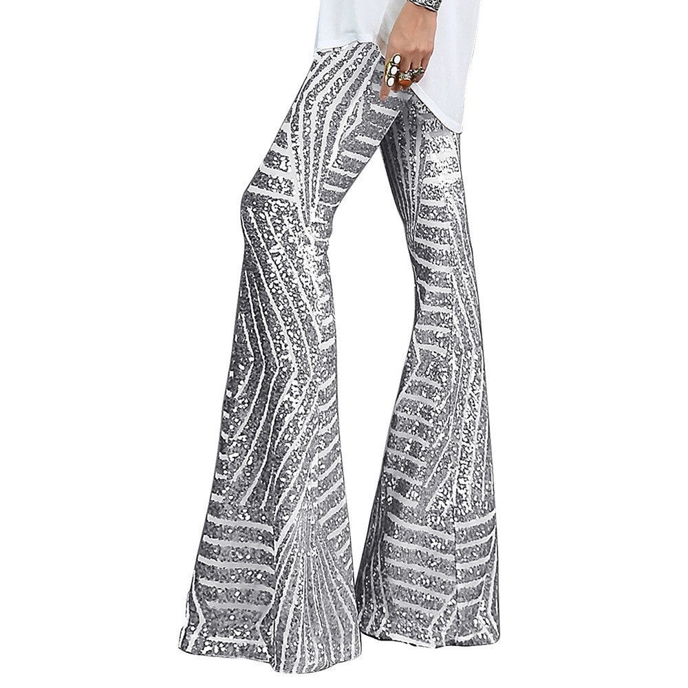 Victoria | Amara Sequin Flare Pants