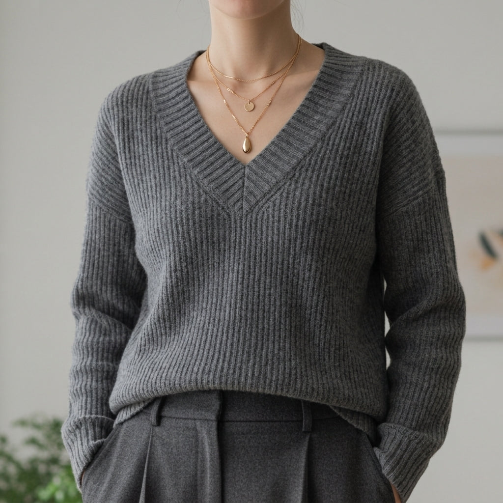 Victoria | Lamego V-Neck Sweater