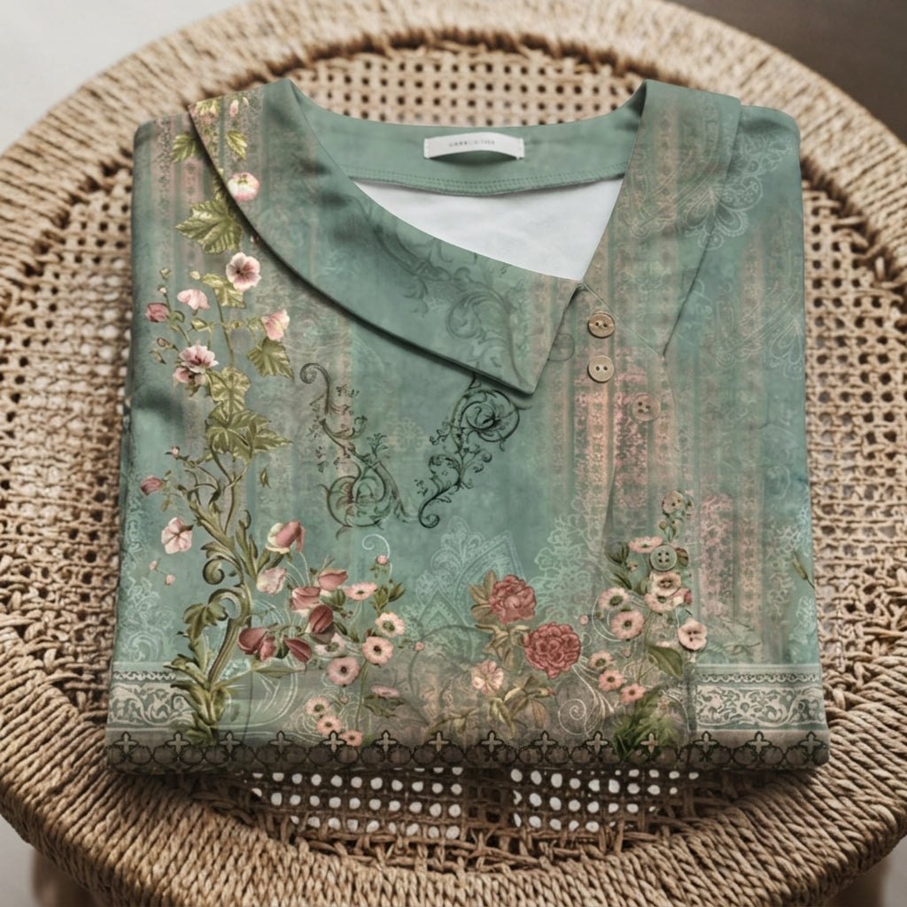 Victoria | Livia Long-Sleeve Floral Blouse
