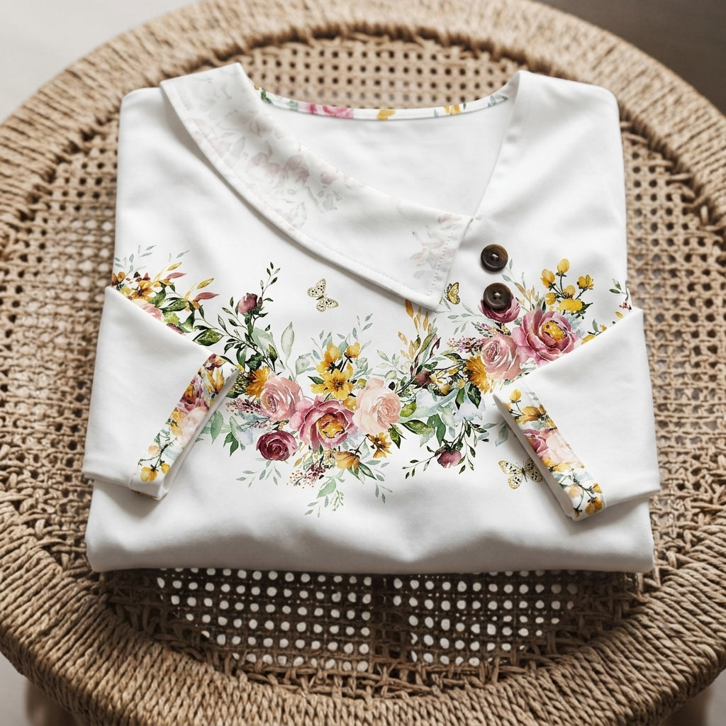 Victoria | Livia Long-Sleeve Floral Blouse
