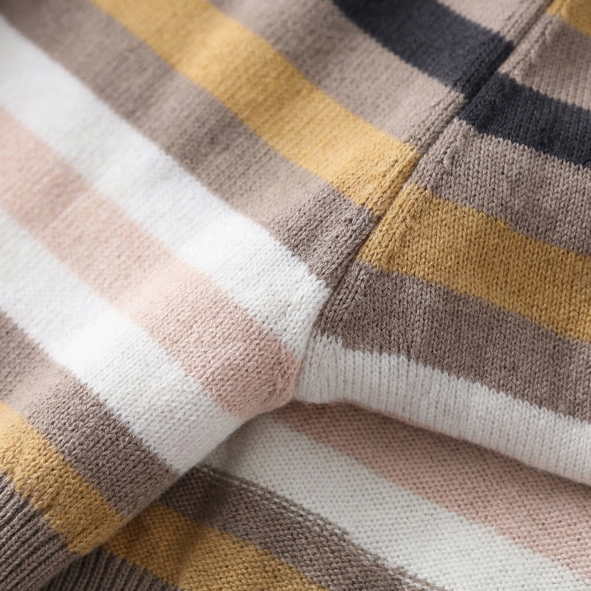 Victoria | Minda Striped Knitwear Pullover Sweater