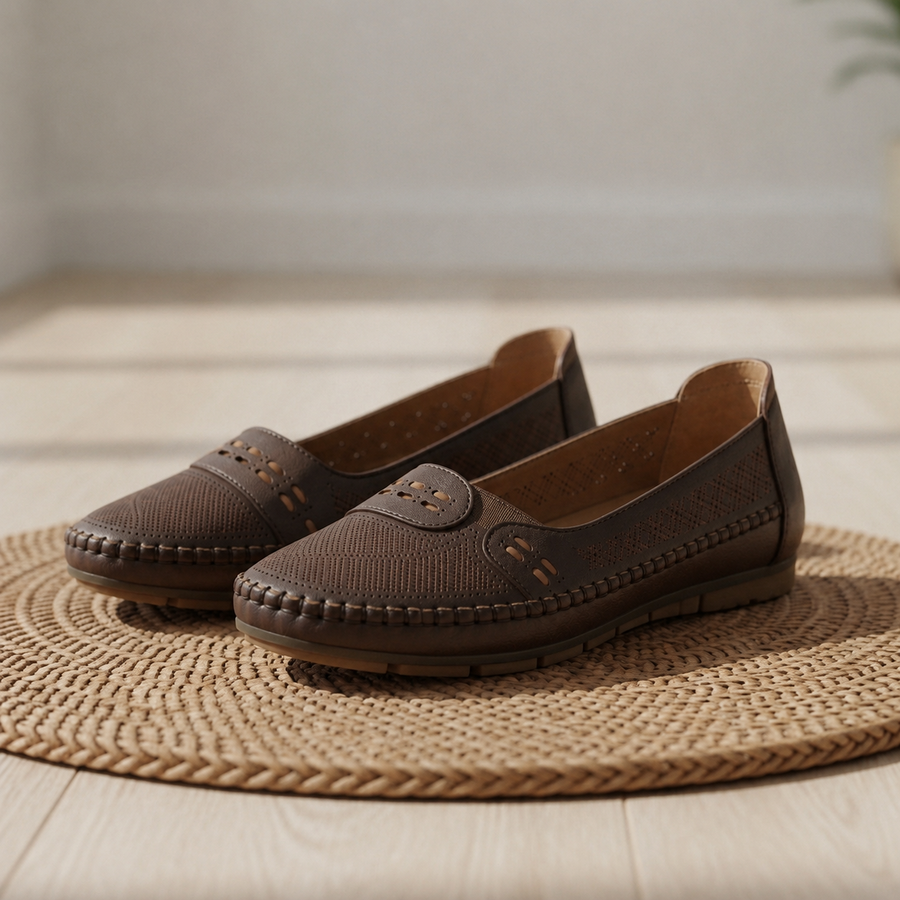 Violet | Granada Orthopedic Mesh Loafers