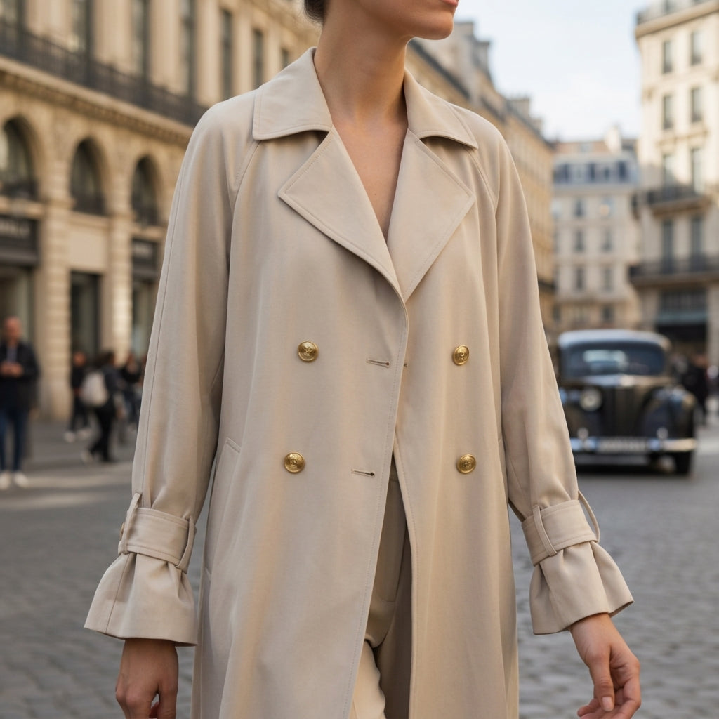 Violet | Menton Waterproof Trench Coat