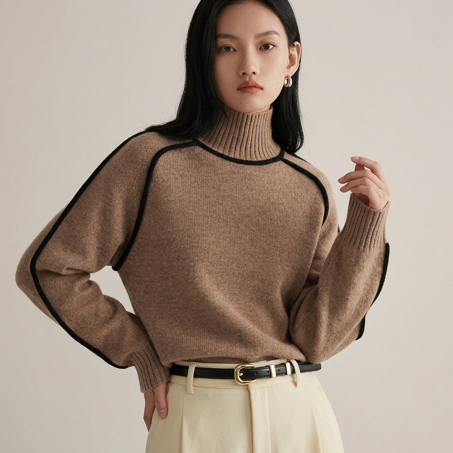 Violet | Merano Knit Turtleneck
