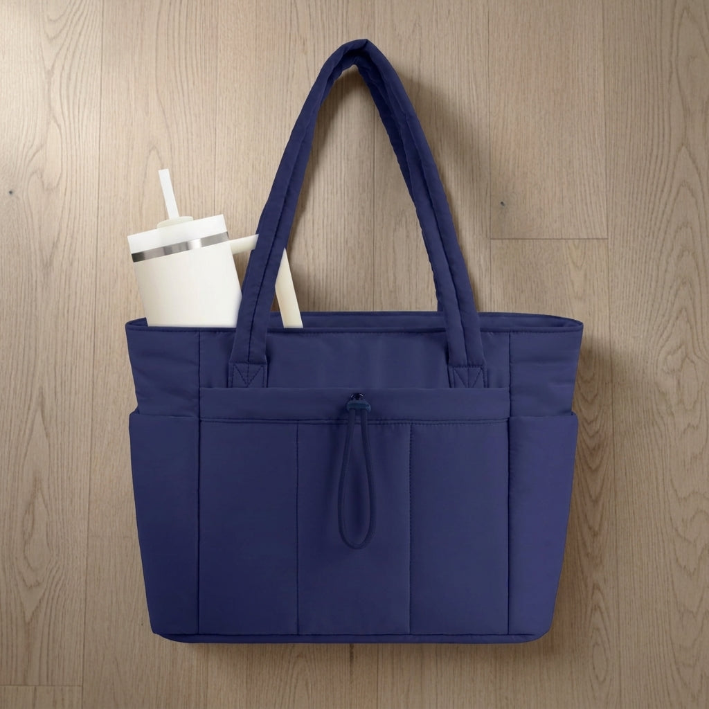Violet | Trani Quilted Puffer Tote