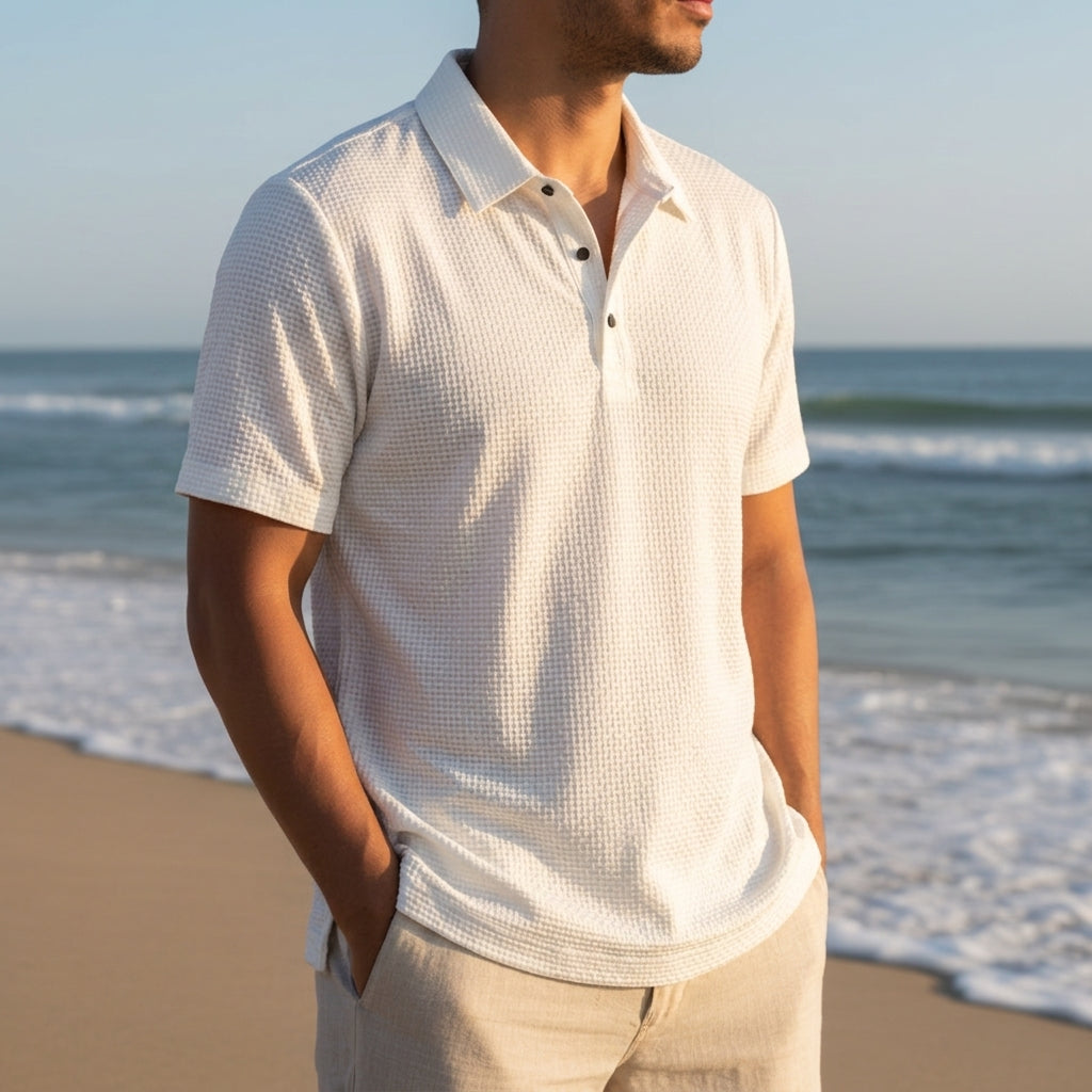 William | Poros Textured Polo